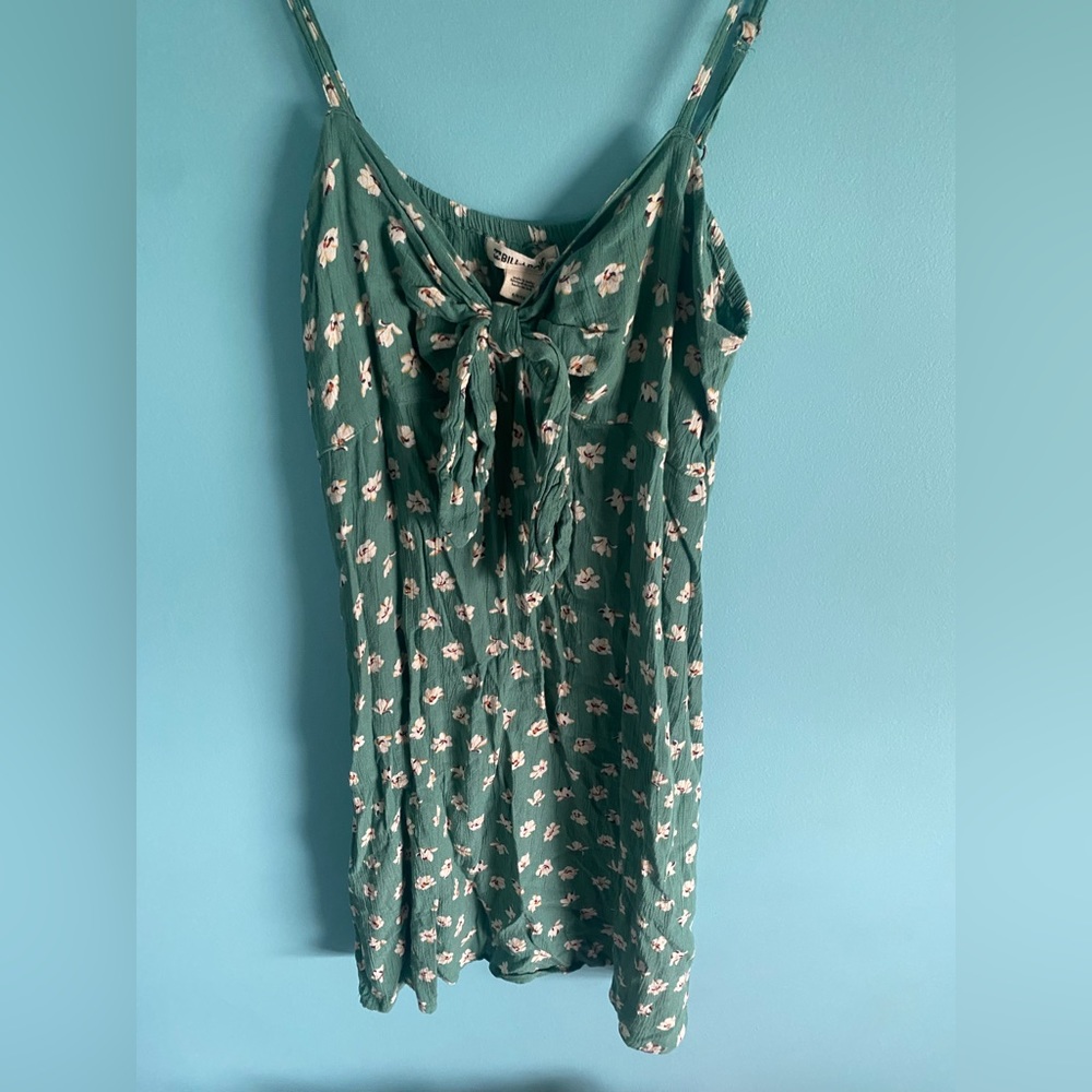 green billabong dress